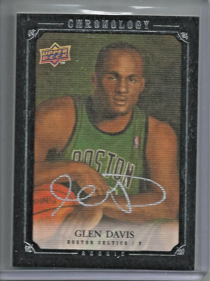Autógrafo de novato Glen Davis 2007/08 Upper Deck Chronology #73/99 Foto 1 de 1