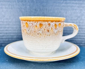 Vintage Mikasa Nature's Song Steinzeug Braun Tasse & Untertasse Set Japan - Bild 1 von 7