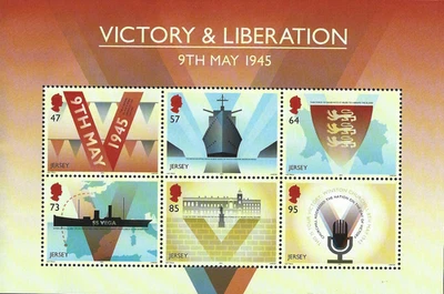 2015 Jersey Sg MS1946 50th Death Anniv of Sir Winston Churchill (1st issue) MNH - Image 1 of 2