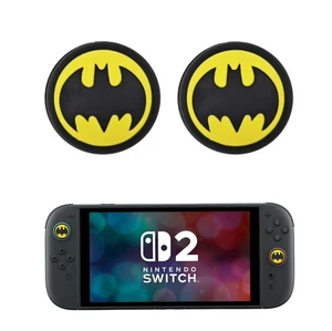 2x Tapas de goma para pulgar Batman de goma de silicona para Nintendo Switch 2 - Imagen 1 de 3