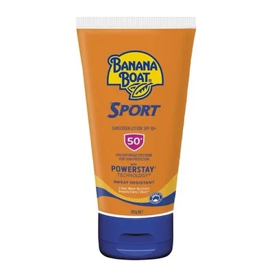 Crema solar deportiva Banana Boat FPS 50+ alto rendimiento resistente al agua tubo UVA/UVB 100 g Foto 1 de 2