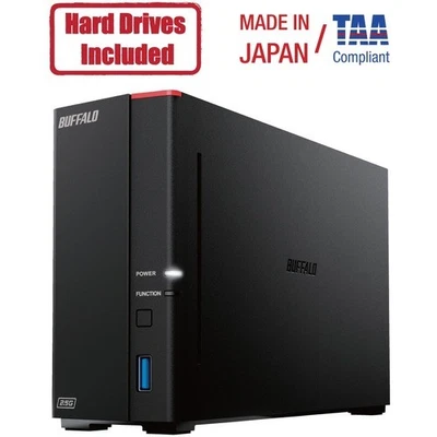 BUFFALO LinkStation 710 1-Bay 8TB Personal Cloud NAS Storage Hard Drives Include - Image 1 of 4