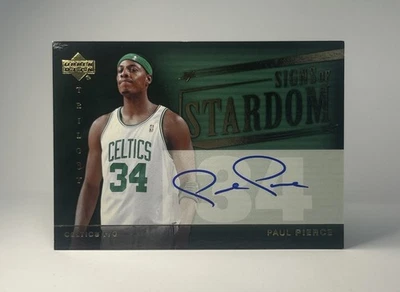 2005 Paul Pierce AUTO Upper Deck Trilogy “Signs of Stardom” Autograph #SI-PP Raw - Image 1 of 4