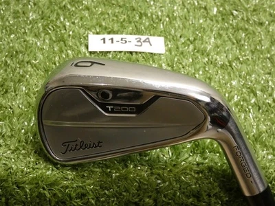 Titleist 2021 T200 Forged 6 Iron AMT White S300 Stiff Steel - Image 1 of 4
