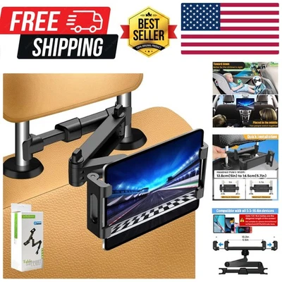 Tablet Holder for Car,ipad Headrest Mount for 5.5-18.4 Inch ipad/Phones Car T... - Image 1 of 4