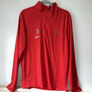 Nike Maine Red Claws 1/4 Zip Dri Fit Shirt Size L Tall Celtics G-League NEW NWT - Picture 1 of 10
