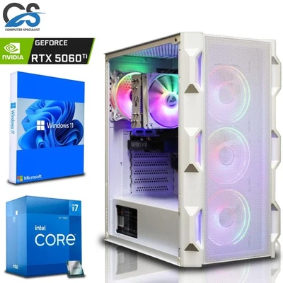 Fast Gaming PC Intel i7 12700F | RTX 5060 Ti 8GB | 64GB RAM | 2TB SSD | Win 11 - Image 1 of 4