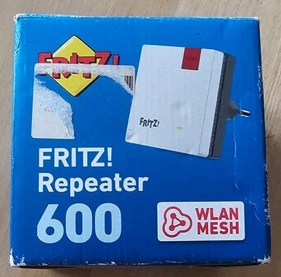 * AVM FRITZ! Repeater 600 WLAN Mesh Verstärker 2,4 GHz 600 Mbit/s - Bild 1 von 4