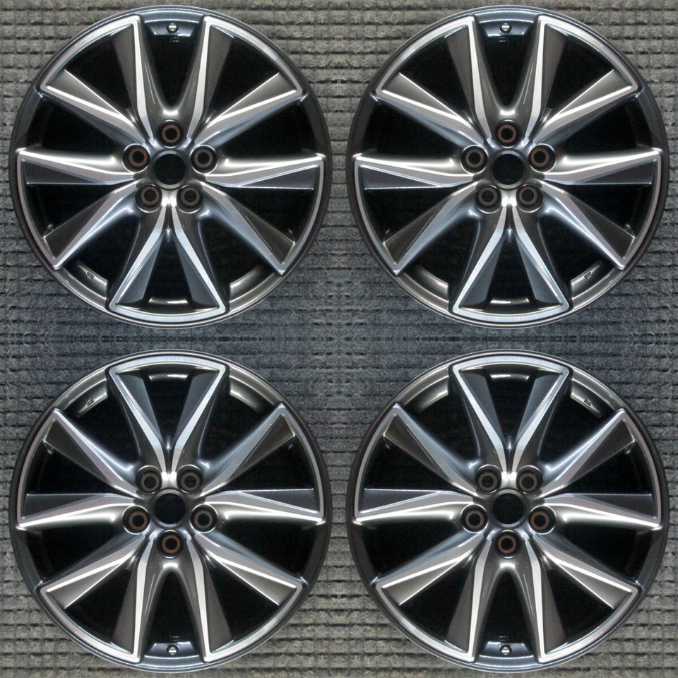 Réplica compatible Mazda CX-5 mecanizada con bolsillos de carbón juego de ruedas de 19" 2017 a Foto 1 de 1