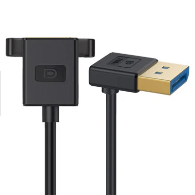 Ultrafine Angled DisplayPort 1.4 DP Extension Cable 8K 60hz for Desktop Monitor - Image 1 of 4