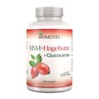 [126,20€/1kg] BIOMENTA MSM + Hagebutte + Glucosamin - 180 Kapseln - vegan