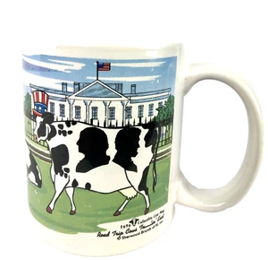 Vintage Mug 1999 Sherwood Traveling COWS Series Washington D.C. New York City - Picture 1 of 8