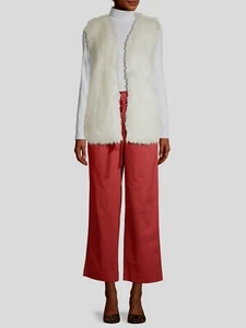 Time and Tru Women's Self Belt Soft Pants, Coral Bisque, Size: 12 - Picture 1 of 6