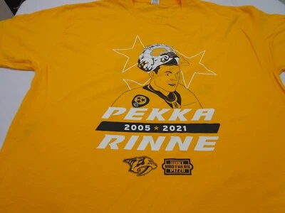 Camiseta deportiva de jubilación de Nashville Predators #35 Pekka Rinne talla XL Foto 1 de 4