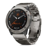 Garmin fenix 6X Pro Solar Titanium with Titanium Band