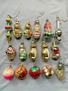 Vintage Soviet glass Christmas tree decorations. New Year's decorations USSR - Picture 1 of 23