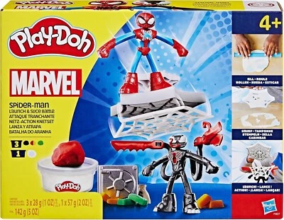 Juego de lanzamiento y rebanada Play-Doh Marvel Spider-Man Foto 1 de 4