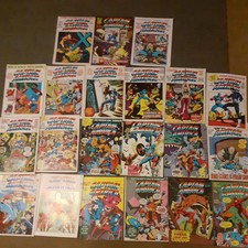 21 Captain America Mavel comics weekly  from 1981 1982 run 38-59 missing 41