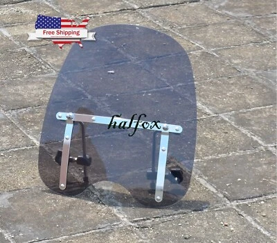 Smoke Windscreen Windshield For Triumph America  Suzuki VS1400 VL800 - Image 1 of 4