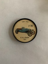1962 Jell-O History of the Auto Coins #78 G.N. Le'ge're 1921, VINTAGE! (inv.1)