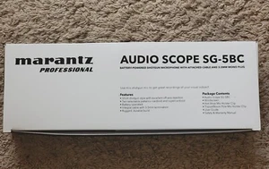 Marantz - SG-5BC - Pro Short Shotgun Mic Battery Powered with 3.5mm Plug - Picture 1 of 4