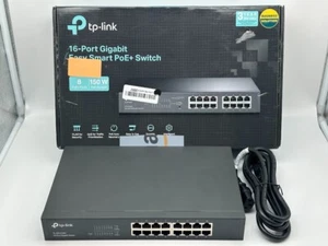 TP-Link TL-SG1016D 16-Port Gigabit Ethernet Unmanaged Switch Plug - Picture 1 of 5