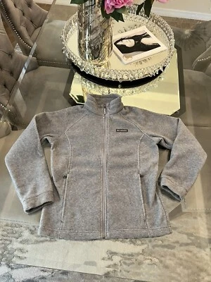 Chaqueta Columbia Gris Polar Cremallera Completa Niños Grande 14/16 Foto 1 de 4
