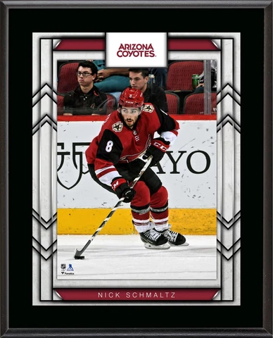 Nick Schmaltz Arizona Coyotes 10.5" x 13" Sublimated Player Plaque Cover