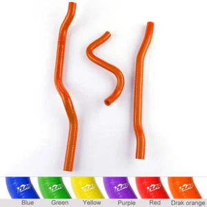 Orange For 2007 2008 2009 2010 Honda FourTrax Rancher 420 Silicone Coolant Hose - Picture 1 of 2