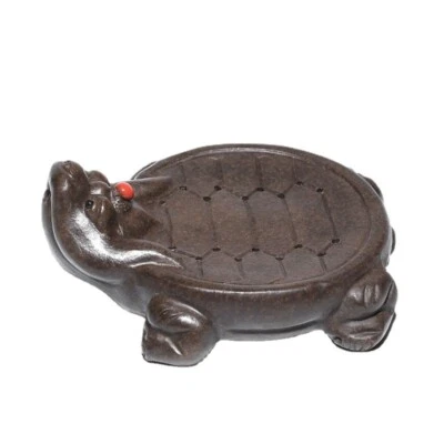 Turtle Design Holder For Tea Pot Yixing Clay Mat Creative Water Reservoir Mat - Image 1 of 4