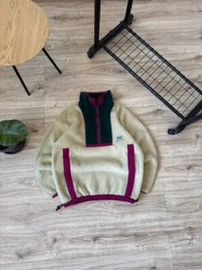 Vintage 90s Helly Hansen Outdoor Retro 1/4 Fleece Jacket Men's Size M - Picture 1 of 7