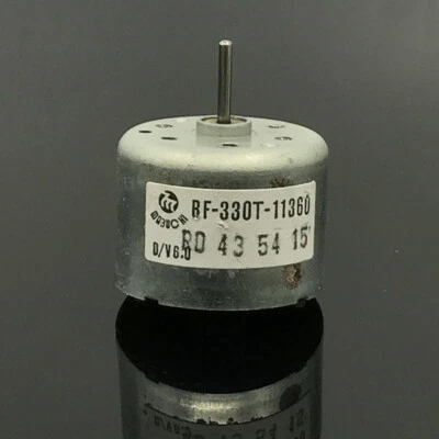 MABUCHI RF-330T-11360 DC 3V 5V 6V 6330RPM Micro 24mm Round Spindle Motor Toy Fan - Image 1 of 4