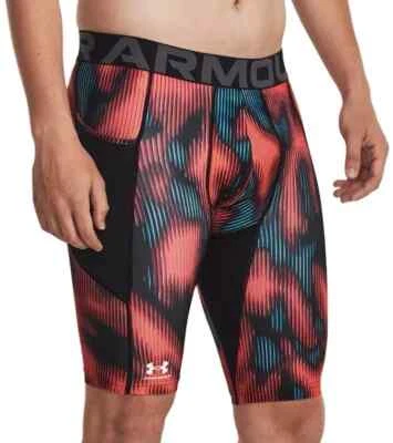 Nuevo con etiquetas Pantalones Cortos de Compresión Under Armour Heatgear Largos Estampados ROJOS 1380919-628 Para Hombres M Foto 1 de 4
