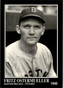 1991 CONLON COLLECTION TSN - #99 FRITZ OSTERMUELLER BOSTON RED SOX