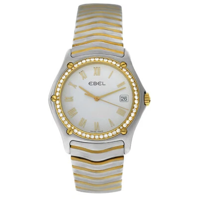 Ebel Classic Wave E1187F44 Men's 18K Gold Diamonds Steel 38MM Quartz Watch - Image 1 of 4