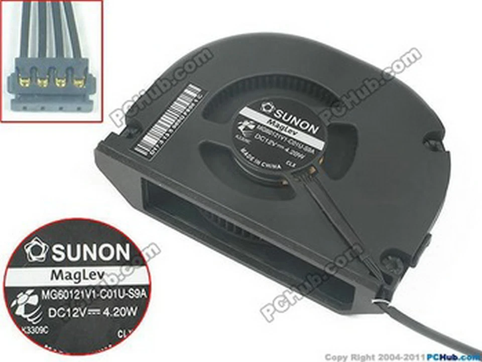 Original Apple AirPort Time Capsule A1470 Fan SUNON MG60121V1-C01U-S9A 12V 4.2W - Image 1 of 1