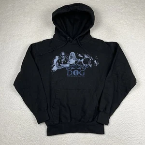 Vintage Y2K Dog The Bounty Hunter Hoodie schwarz Herren klein hergestellt in den USA komplettes Team - Bild 1 von 6