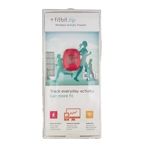 FitBit Cremallera Inalámbrico Rastreador de Actividad Rojo Clip En Batería Bluetooth - Imagen 1 de 8