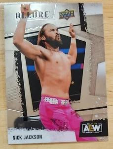 #64 NICK JACKSON 2022 Upper Deck AEW Allure YOUNG BUCKS - Picture 1 of 2