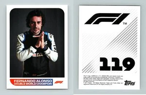Fernando Alonso #119 Formula 1 Season 2021 Topps Sticker - Picture 1 of 1