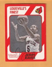Jerry Eaves Louisville Cardinals AUTO Signed 1989 Card #32 1980 NCAA Champs 9Z