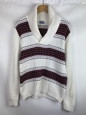 Fred Perry vintage men’s shawl collar sweater pullover size M  - Image 1 of 4