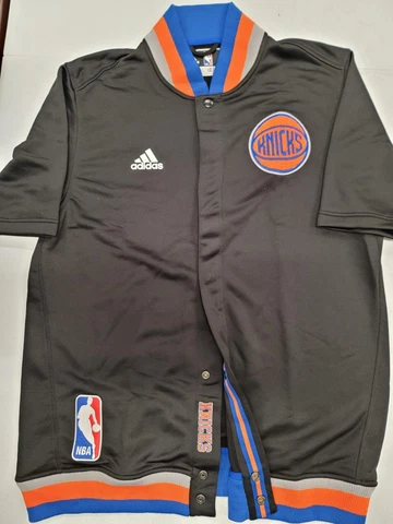 Adidas NEW YORK KNICKS Game Used Authentic Warm Up JACKET W/COA Cover