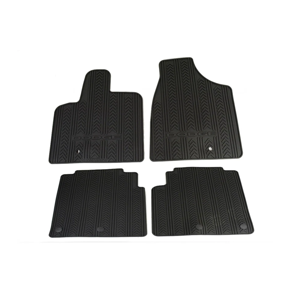 Genuine OEM Mopar Front and Rear Floor Mat Set For Dodge 82213477AB - Image 1 of 1