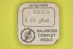Balance complete BULOVA-WESTFIELD 6EA GLUC. bilanciere completo 721 NOS - Picture 1 of 1