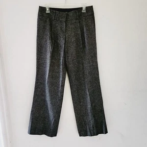 Pantalone Ann Taylor Loft Marisa gamba larga misto lana taglia 2 - Foto 1 di 9