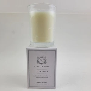AQUIESSE Candle, Luxe Linen, 6.5 Oz, NEW - Picture 1 of 4
