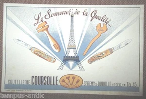 COUTELLERIE COURSOLLE BUVARD ANCIEN - Bild 1 von 2