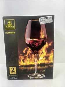 Wine Glass Set Wilmax England Crystalline 2 Piece 22 oz. 660 ml) - Picture 1 of 4
