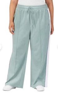 FILA Valery Mid-Rise Drawstring Velour Pants Women's 5X Ether/White/Orient Blue - Picture 1 of 12